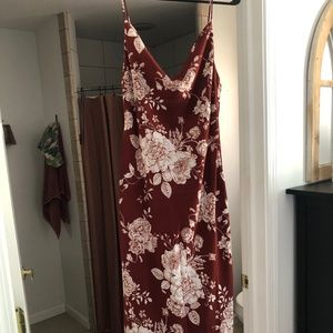 Floral midi dress
